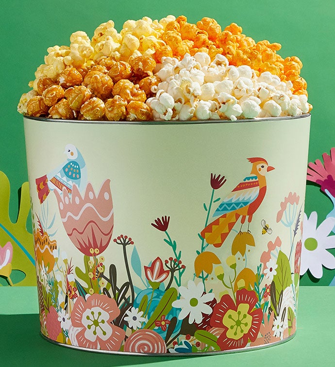 Botanical Popcorn Tins